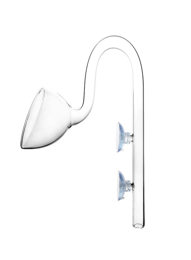 JARDLI Glass Lily Pipe Outflow for Aquarium Planted Tank (17mm for 16/22mm (5/8" ID) tubing) - Image 1